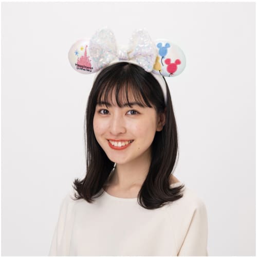 IN HAND!! Tokyo Disney Resort 2021 Balloon Headband Ears Minnie Happiness - k23japan -Tokyo Disney Shopper-