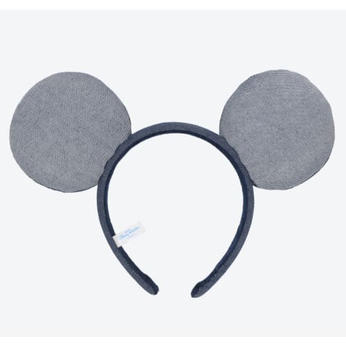 IN HAND Tokyo Disney Resort 2022 Mickey Headband Ears Denim Color - k23japan -Tokyo Disney Shopper-