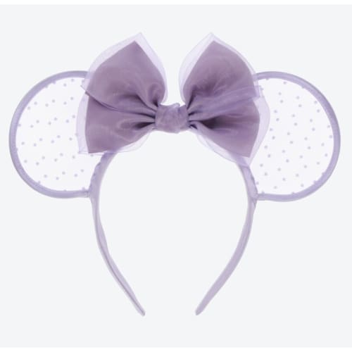 IN HAND Tokyo Disney Resort 2022 NEW Lace Headband Ears Purple