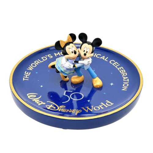 Pre-Order Disney Store JAPAN 2021 WDW 50th Tray Figure Mickey Minnie - k23japan -Tokyo Disney Shopper-