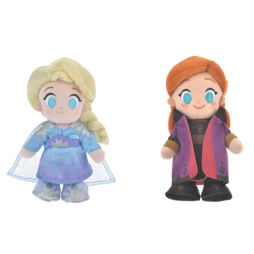 Pre-Order Disney Store Japan 2022 NEW Plush nuiMOs Princess Elsa & Anna Frozen - k23japan -Tokyo Disney Shopper-