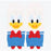 Pre-Order Tokyo Disney Resort 2 Pair Socks Donald & Daisy Ladies 22-25 cm - k23japan -Tokyo Disney Shopper-