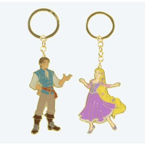 Pre-Order Tokyo Disney Resort 2019 Pair Key Chain Rapunzel & Flynn - k23japan -Tokyo Disney Shopper-