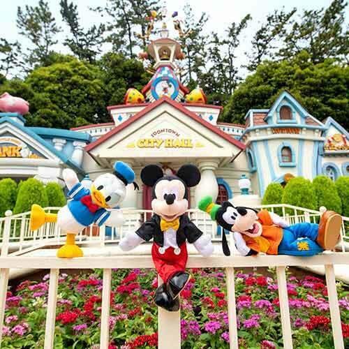 Pre-Order Tokyo Disney Resort 2019 Plush Pozy Plushy New Version Mickey - k23japan -Tokyo Disney Shopper-