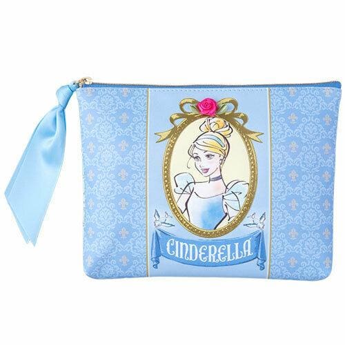 Pre-Order Tokyo Disney Resort 2019 Princess Series Pouch Bag Cinderella - k23japan -Tokyo Disney Shopper-