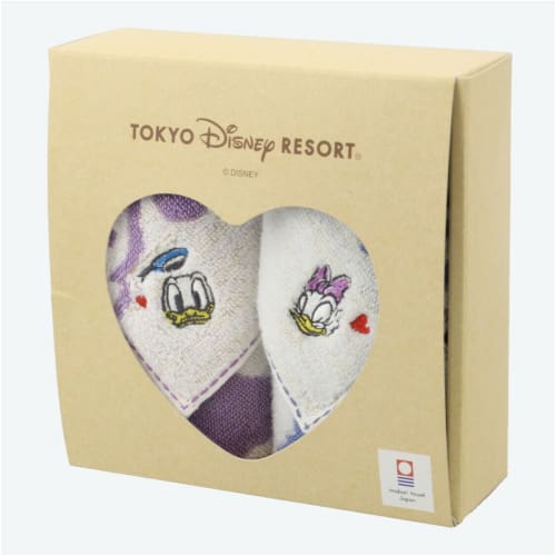 Pre-Order Tokyo Disney Resort 2020 IMABARI Towel Donald & Daisy - k23japan -Tokyo Disney Shopper-