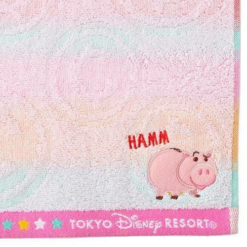 Pre-Order Tokyo Disney Resort 2021 High Quality Mini Towel Toy Story Hamm - k23japan -Tokyo Disney Shopper-