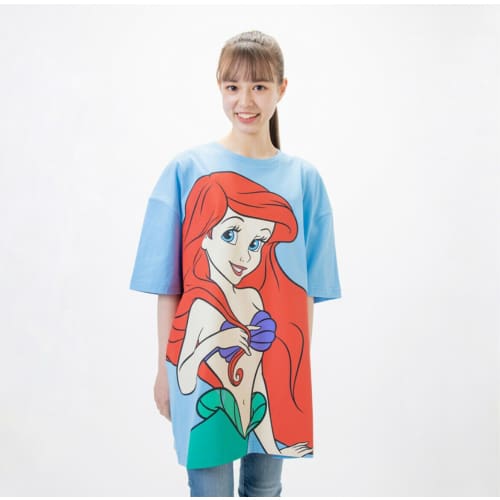 Pre-Order Tokyo Disney Resort 2021 T-Shirts Ariel & Ursula Big Silhouette - k23japan -Tokyo Disney Shopper-