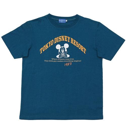 Pre-Order Tokyo Disney Resort 2021 T-Shirts TDL 1983 Mikey Navy - k23japan -Tokyo Disney Shopper-