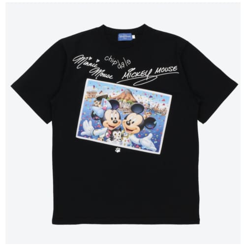 Pre-Order Tokyo Disney Resort 2021 T-Shirts TDS autogragh Black - k23japan -Tokyo Disney Shopper-