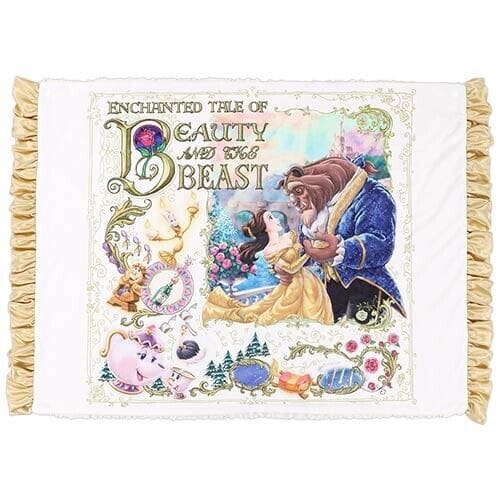Pre-Order Tokyo Disney Resort 2022 Beauty & The Beast Circle Blanket Belle - k23japan -Tokyo Disney Shopper-