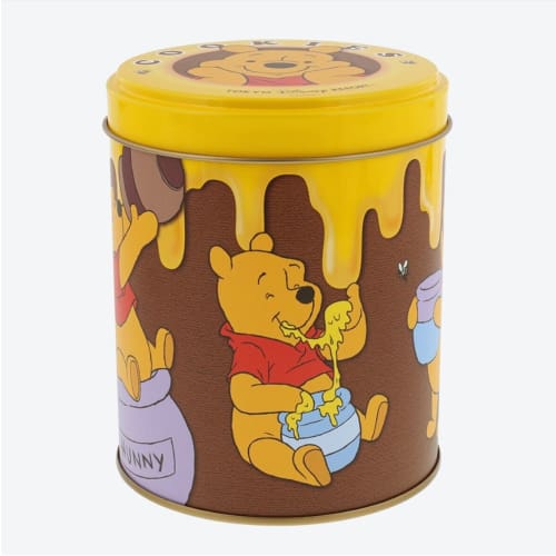 Pre Order Tokyo Disney Resort 2022 Cookie Empty Can Box Winnie The Pooh - k23japan -Tokyo Disney Shopper-