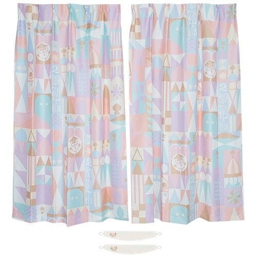 Pre-Order Tokyo Disney Resort 2022 Curtain Set It’s A Small World - k23japan -Tokyo Disney Shopper-