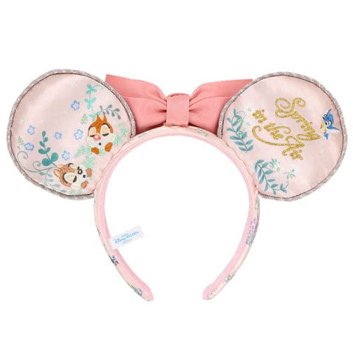 Pre-Order Tokyo Disney Resort 2022 Easter Headband Chip & Dale Flowers May 10 - k23japan -Tokyo Disney Shopper-
