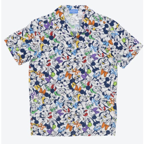 Pre-Order Tokyo Disney Resort 2022 Hawaiian Aloha Shirt Mickey Friends - k23japan -Tokyo Disney Shopper-