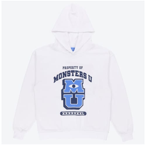 Pre-Order Tokyo Disney Resort 2022 Hoodie MOnsters University MU White - k23japan -Tokyo Disney Shopper-