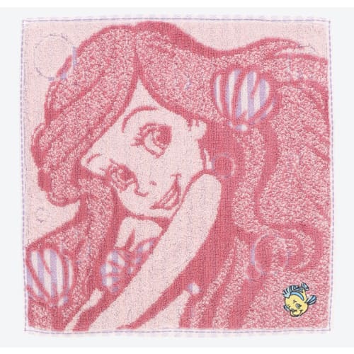 Pre-Order Tokyo Disney Resort 2022 IMABARI Mini Towel Set Ariel & Flounder - k23japan -Tokyo Disney Shopper-