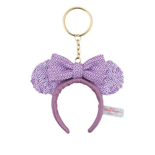 Pre-Order Tokyo Disney Resort 2022 Key Chain Mini Headband Spangle Purple - k23japan -Tokyo Disney Shopper-