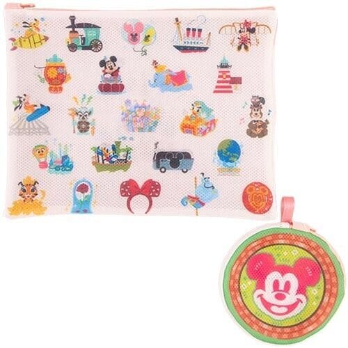 Pre-Order Tokyo Disney Resort 2022 Loundly Pouch It’s A Small World 2 PCS - k23japan -Tokyo Disney Shopper-