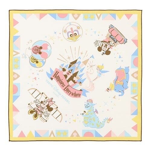Pre-Order Tokyo Disney Resort 2022 Lunch Handkerchief Mickey Minnie - k23japan -Tokyo Disney Shopper-