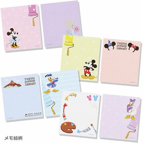 Pre-Order Tokyo Disney Resort 2022 Mickey & Friends Memo Set 8 PCS - k23japan -Tokyo Disney Shopper-