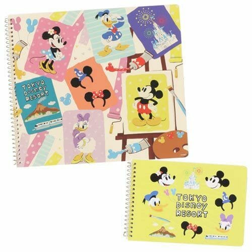 Pre-Order Tokyo Disney Resort 2022 Mickey & Friends Notebook Set 2 PCS - k23japan -Tokyo Disney Shopper-
