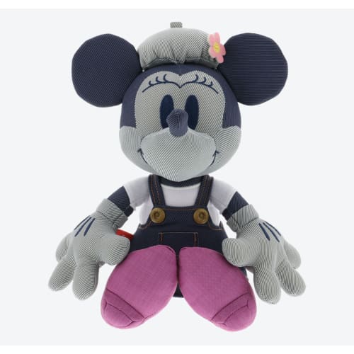 Pre-Order Tokyo Disney Resort 2022 Minnie Mouse Plush Denim Color - k23japan -Tokyo Disney Shopper-