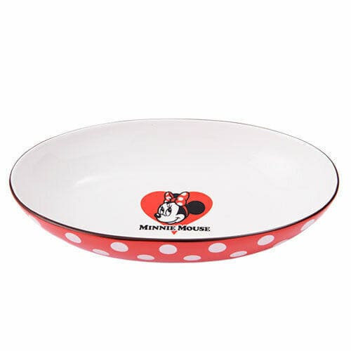 Pre-Order Tokyo Disney Resort 2022 Minnie Mouse Retro Design Oblong Plate - k23japan -Tokyo Disney Shopper-