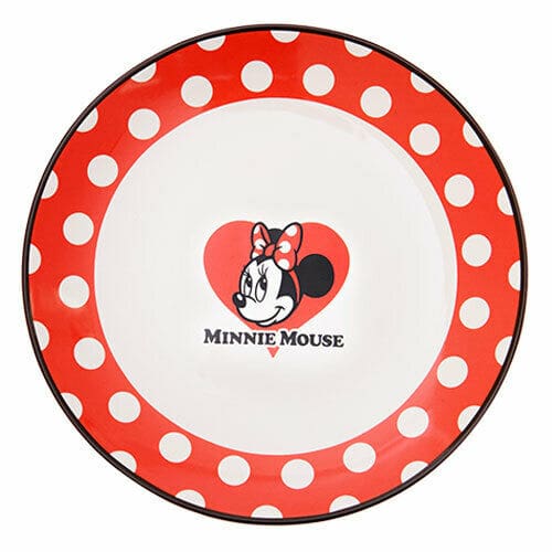 Pre-Order Tokyo Disney Resort 2022 Minnie Mouse Retro Design Plate - k23japan -Tokyo Disney Shopper-