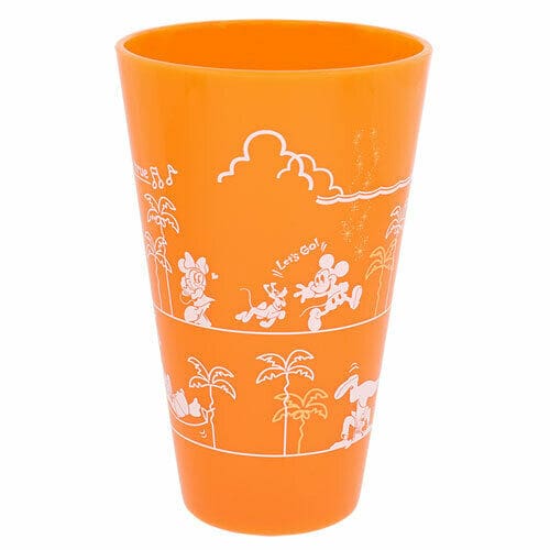 Pre-Order Tokyo Disney Resort 2022 Park Food Acrylic Tumbler Orange Paper Cup - k23japan -Tokyo Disney Shopper-