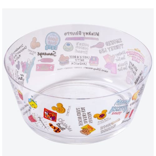Pre-Order Tokyo Disney Resort 2022 Park Food Design Acrylic Bowl - k23japan -Tokyo Disney Shopper-