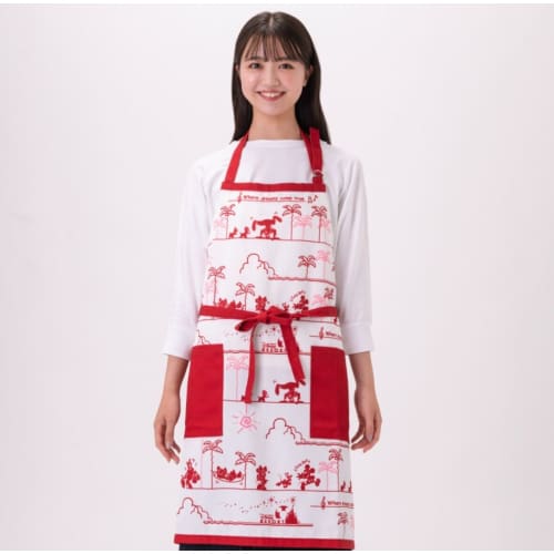 Pre-Order Tokyo Disney Resort 2022 Park Restaurant Motif Kitchen Apron Mickey - k23japan -Tokyo Disney Shopper-