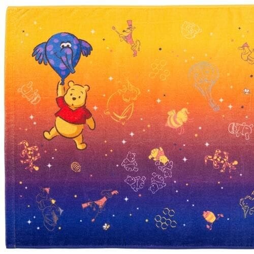 Pre-Order Tokyo Disney Resort 2022 Pooh’s Dream Heffalump Wide Towel - k23japan -Tokyo Disney Shopper-