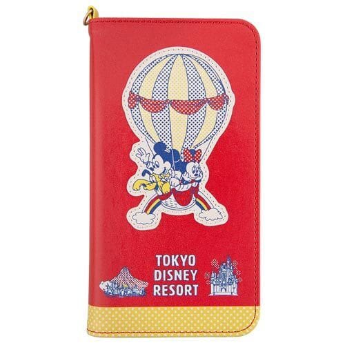 Pre-Order Tokyo Disney Resort 2022 Retro Balloon Mickey Minnie Cellphnone Cover - k23japan -Tokyo Disney Shopper-