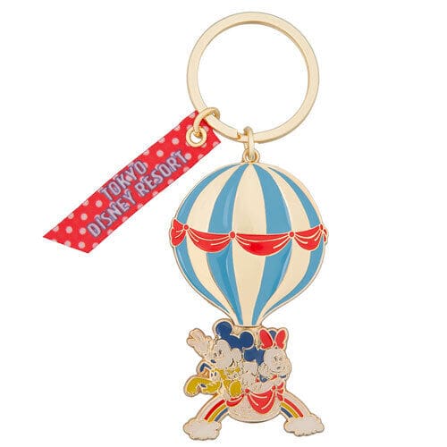 Pre-Order Tokyo Disney Resort 2022 Retro Balloon Mickey Minnie Cellphone Ring - k23japan -Tokyo Disney Shopper-