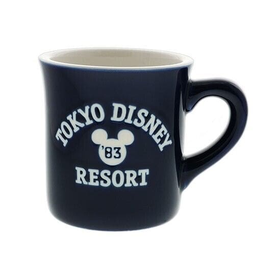 Pre Order Tokyo Disney Resort 2022 Simple Logo Mug Cup TDR 1983 Black - k23japan -Tokyo Disney Shopper-