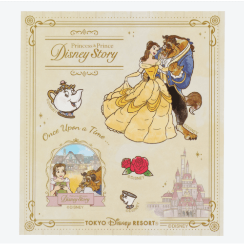Pre Order Tokyo Disney Resort 2022 Stationery Set Beauty & The Beast Belle - k23japan -Tokyo Disney Shopper-