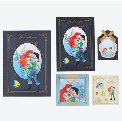 Pre Order Tokyo Disney Resort 2022 Stationery Set The Little Mermaid Ariel Eric - k23japan -Tokyo Disney Shopper-