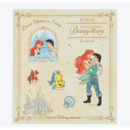 Pre Order Tokyo Disney Resort 2022 Stationery Set The Little Mermaid Ariel Eric - k23japan -Tokyo Disney Shopper-