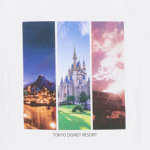 Pre-Order Tokyo Disney Resort 2022 T-Shirts TDR Beautiful Scene - k23japan -Tokyo Disney Shopper-