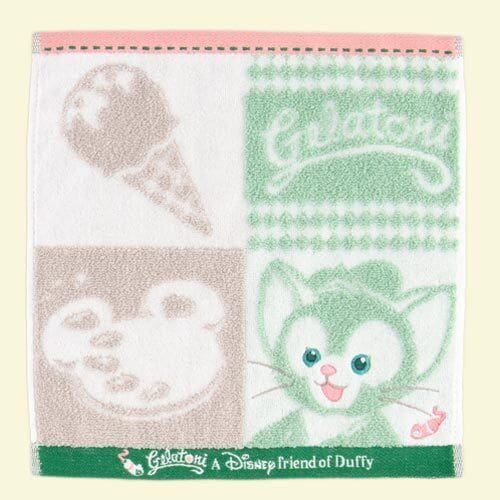 Pre-Order Tokyo Disney Resort 2022 TDS Duffy & Friends Mini Towel Gelatoni - k23japan -Tokyo Disney Shopper-