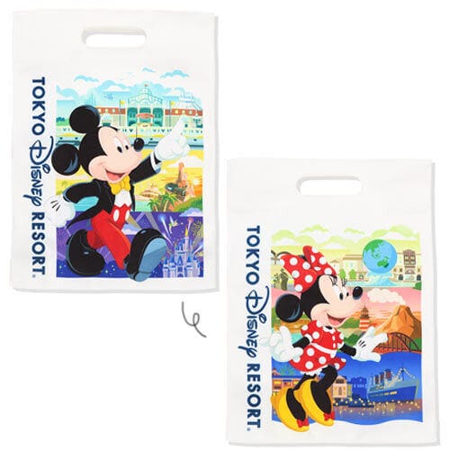 Pre-Order Tokyo Disney Resort 2022 Tote Bag M size Shopping Bag Design - k23japan -Tokyo Disney Shopper-