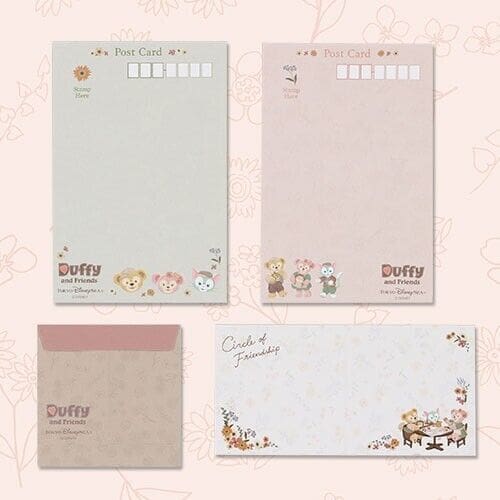 Pre-Order Tokyo Disney Resort 2023 Duffy Circle Of Friendship Postcard set - k23japan -Tokyo Disney Shopper-
