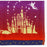 Pre-Order Tokyo Disney Resort 2023 Face Towel Fire Works Cinderella Castle - k23japan -Tokyo Disney Shopper-