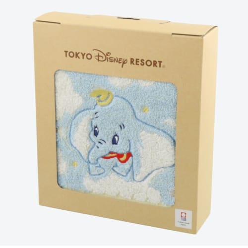 Pre-Order Tokyo Disney Resort 2023 Face Towel IMABARI Towel Dumbo - k23japan -Tokyo Disney Shopper-