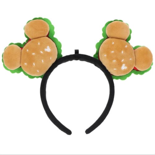 Pre-Order Tokyo Disney Resort 2023 Headband Hamburger Mickey Park Food - k23japan -Tokyo Disney Shopper-