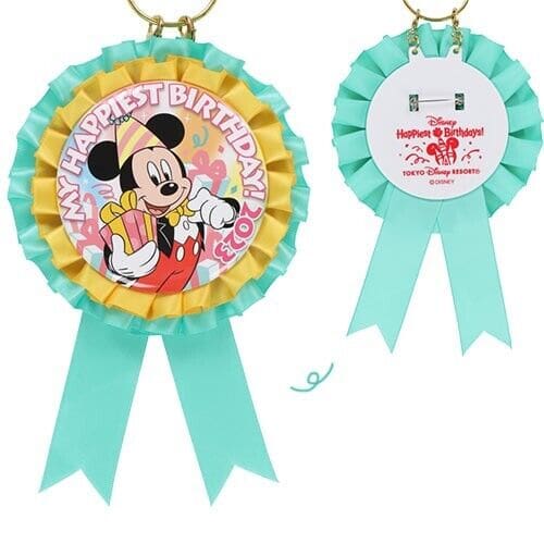 Pre-Order Tokyo Disney Resort 2023 My Happiest Birthday Rosette Mickey - k23japan -Tokyo Disney Shopper-