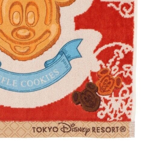 Pre-Order Tokyo Disney Resort 2023 Park Food Design Mini Towel Mickey waffle - k23japan -Tokyo Disney Shopper-
