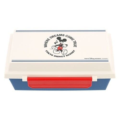 Pre-Order Tokyo Disney Resort 2023 Retro Design Mickey Lunch Box BENTO - k23japan -Tokyo Disney Shopper-
