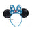 Pre-Order Tokyo Disney Resort 2023 Spangle Headband Ears Minnie Sky Blue Ribbon - k23japan -Tokyo Disney Shopper-